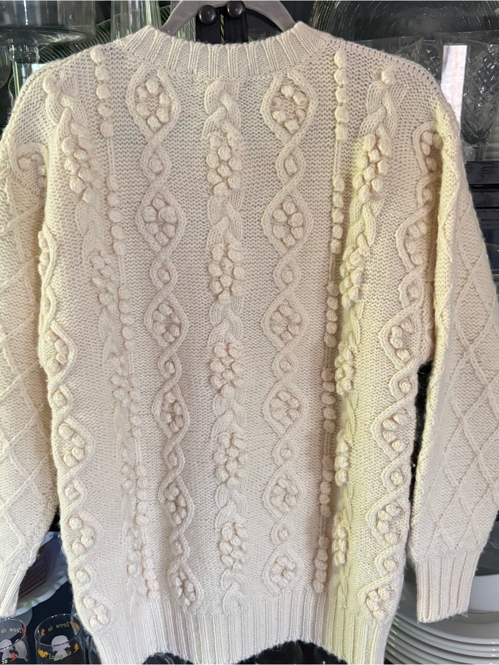 Ruff Hewn 100% Wool Textured Cardigan EUC - Picture 5 of 5